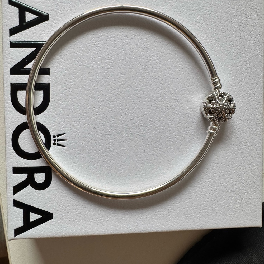 Pandora Silver Bracelet with Ornate Charm